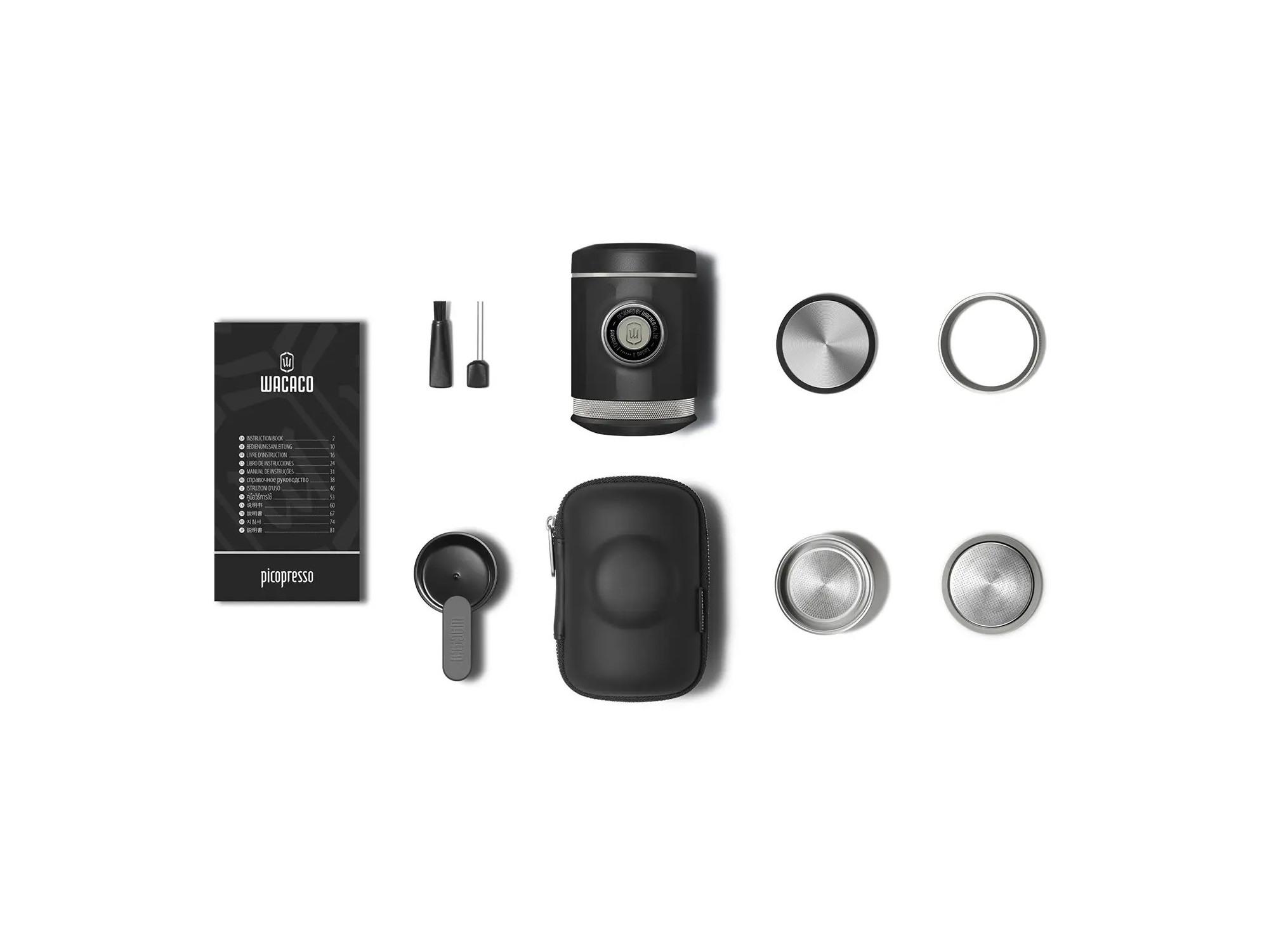 Wacaco Picopresso + kemény tok | Manuális eszpresszófőző | SNAILER®