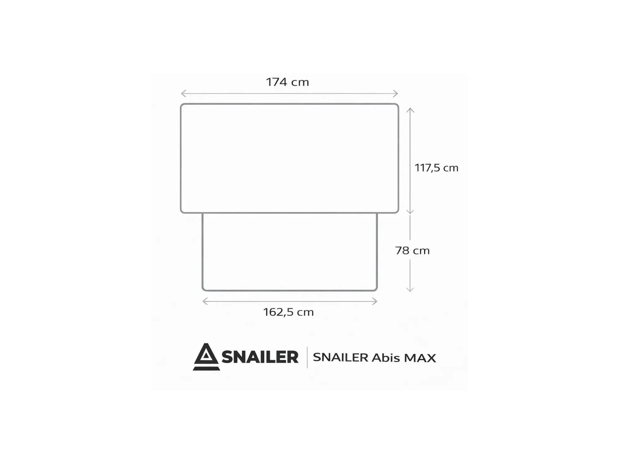 SNAILER® Matrac az Abis MAX tetősátorhoz